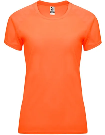 Dames Sportshirt Bahrain Roly CA0408 in Dames Sportshirt Bahrain Roly CA0408 - Fluor Orange