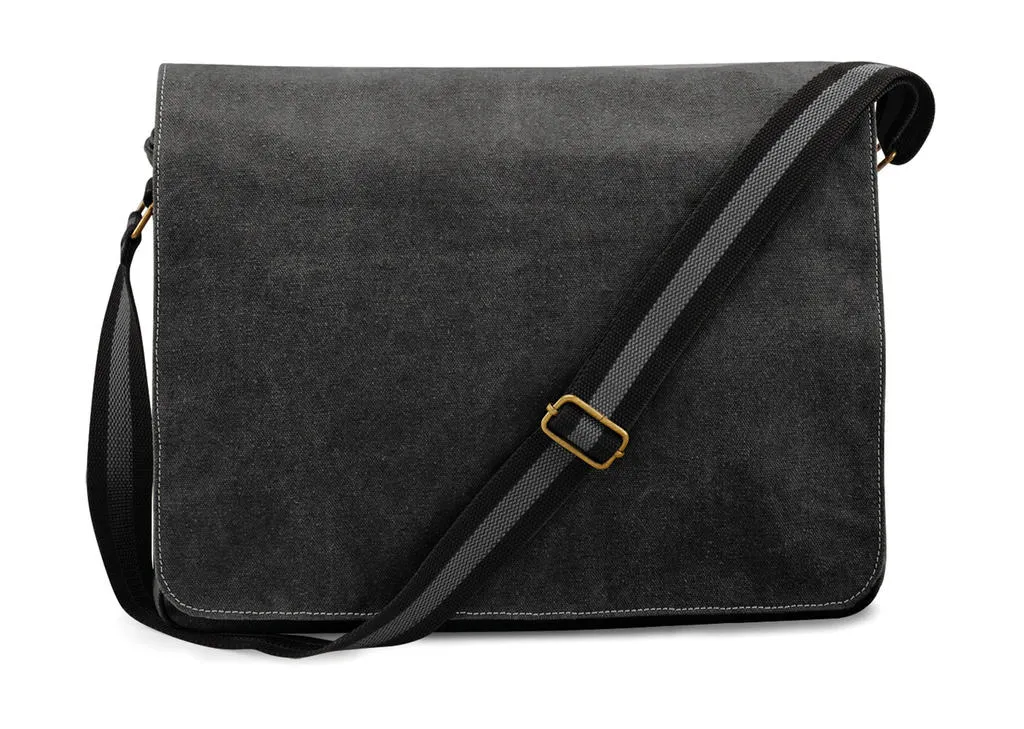 Schoudertas Vintage Canvas Quadra QD610 productfoto