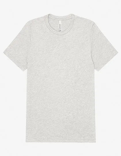 Heren T-shirt Bella Triblend Crew Neck 3413 in White Fleck Triblend