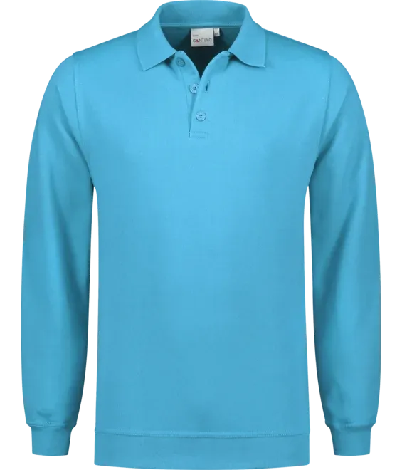 Polo Sweater Santino Robin in Polo Sweater Santino Robin aqua