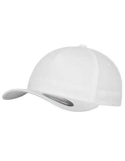 Flexfit Fitted Baseball Cap 6560 in Flexfit Fitted Baseball Cap 6560 Wit