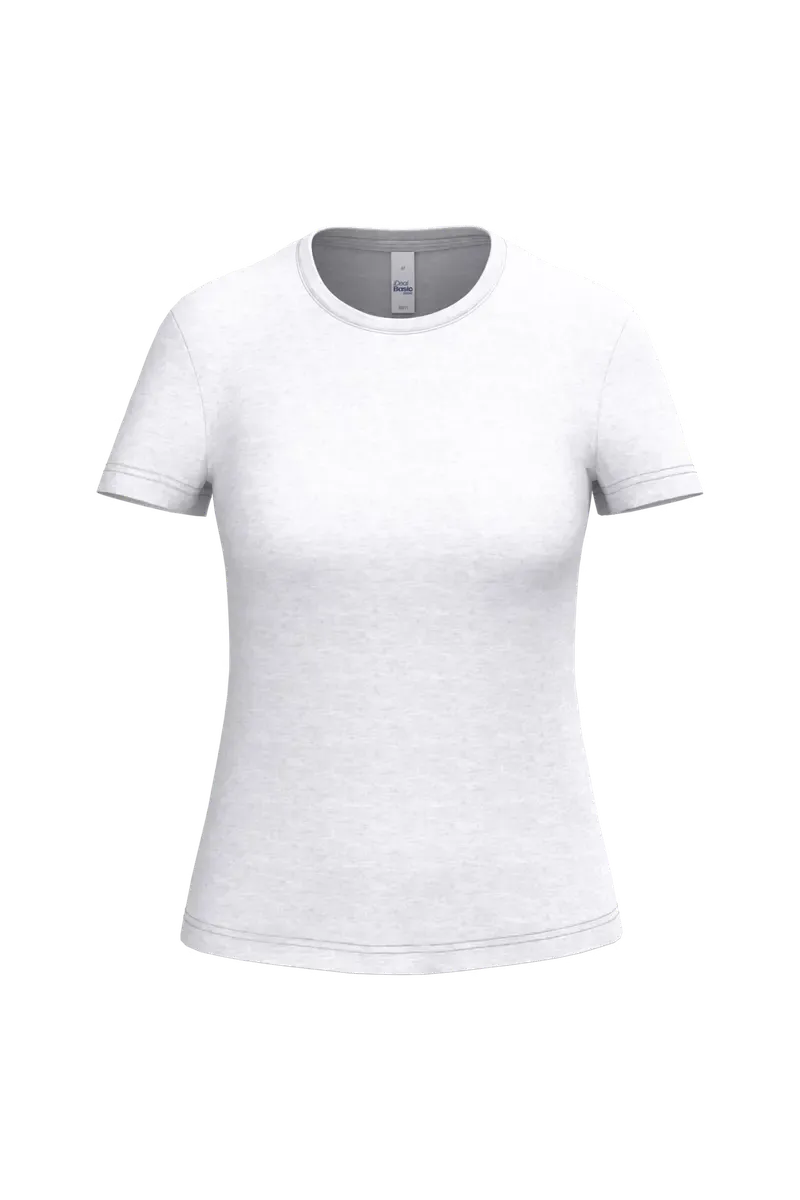Goedkope Dames T-shirt iDeal Basic Brand IB311 in Goedkope Dames T-shirt iDeal Basic Brand IB311 - Ash Heather