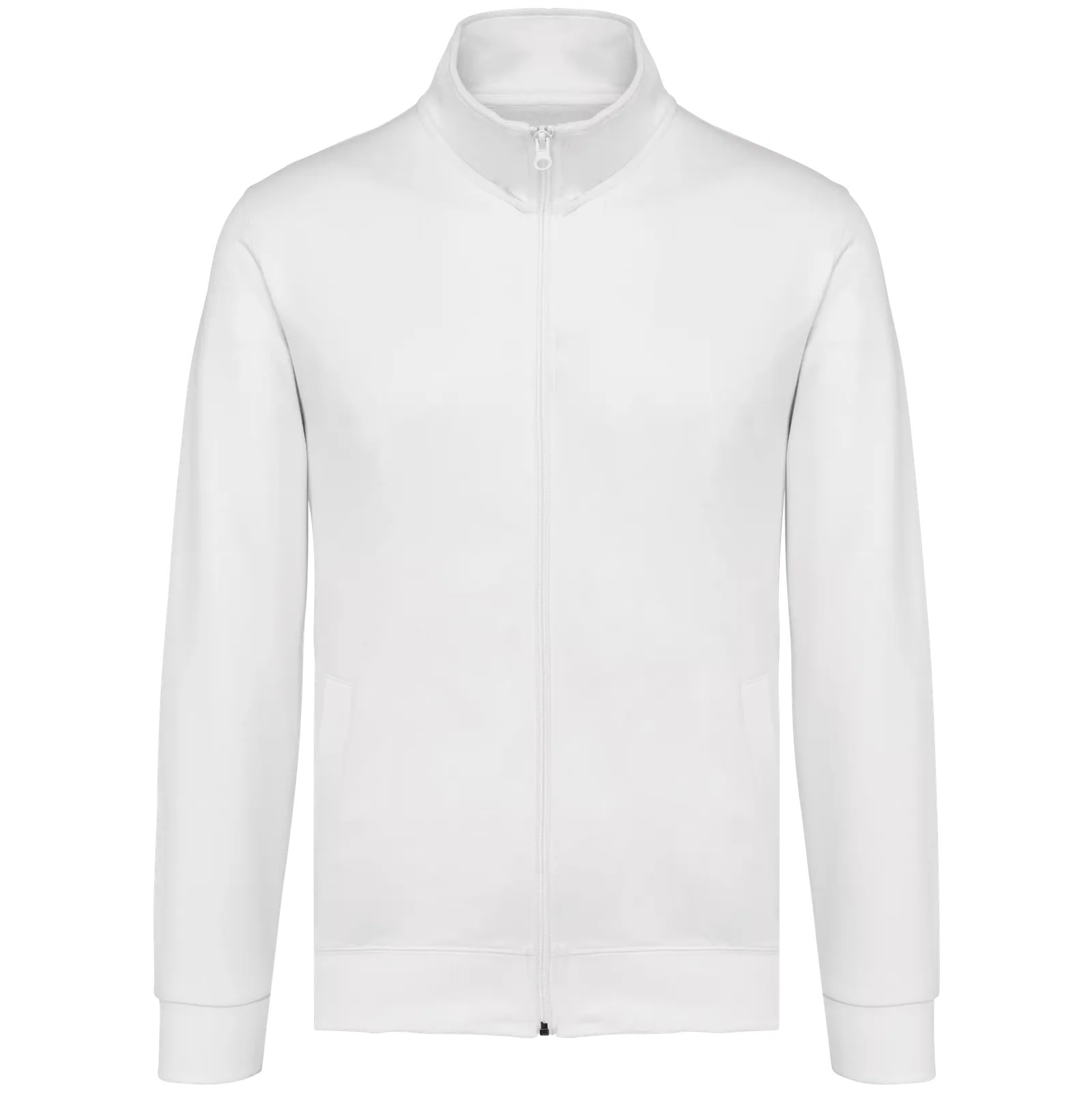Heren Sweat jacket Kariban K472 in Heren Sweat jacket Kariban K472 WHITE