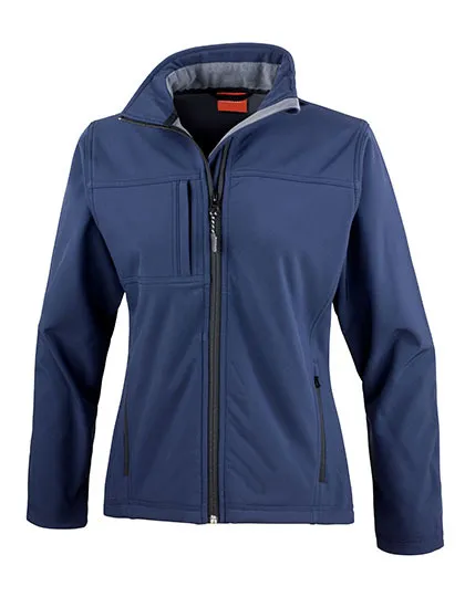 Dames Softshell Jas Result Classic R121F in Dames Softshell Jas Result Classic R121F Navy