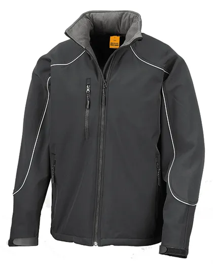 Heren Softshell Jas Result R118X in Heren Softshell Jas Result R118X zwart