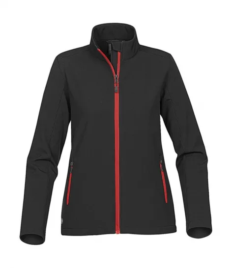 Dames Softshell Jas Stormtech Orbiter KSB-1W in Dames Softshell Jas Stormtech Orbiter KSB-1W Black-Bright Red