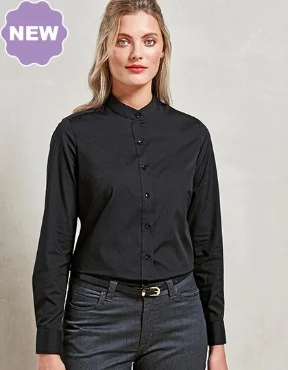 Horeca Dames Blouse Jeans Premier PR322 productfoto