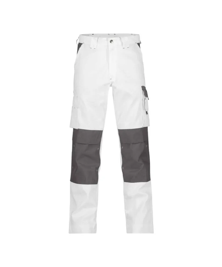 DASSY Werkbroek Boston in WIT-CEMENT GRIJS