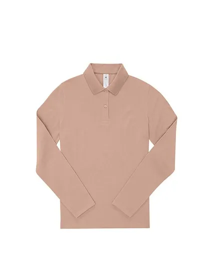Dames polo B&C My Polo 210 Long Sleeve productfoto