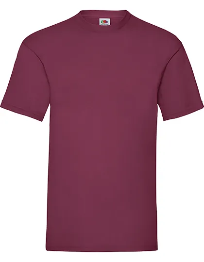 T-shirts Fruit of the Loom Value weight 61-036-0 in T-shirts Fruit of the Loom Value weight 61-036-0 - Burgundy
