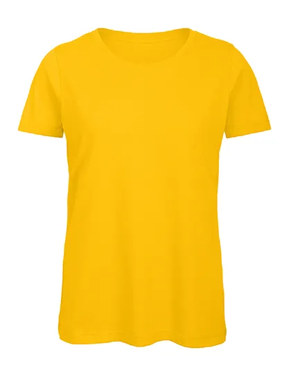 Dames T-shirt Biologisch B&C Inspire TW043 in Dames T-shirt Biologisch B&C Inspire TW043 - Gold