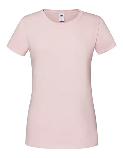 Dames T-shirt Fruit of the Loom Ringspun 61-424-0 in Dames T-shirt Fruit of the Loom Ringspun 61-424-0 - Powder Rose