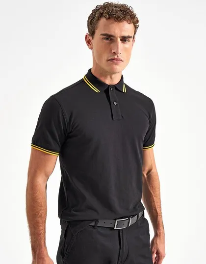 Heren Polo Asquith & Fox Classic Fit Tipped AQ011
