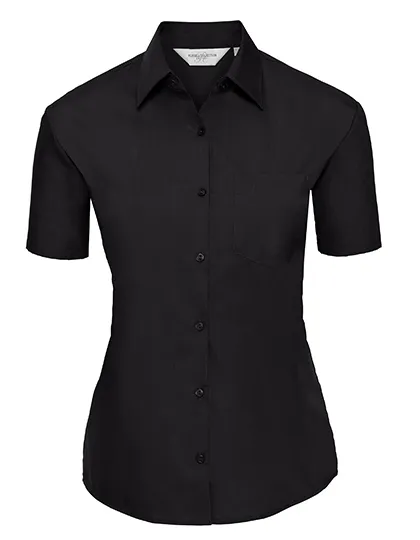 Dames blouse korte mouw Poplin Russell R-935F-0 productfoto