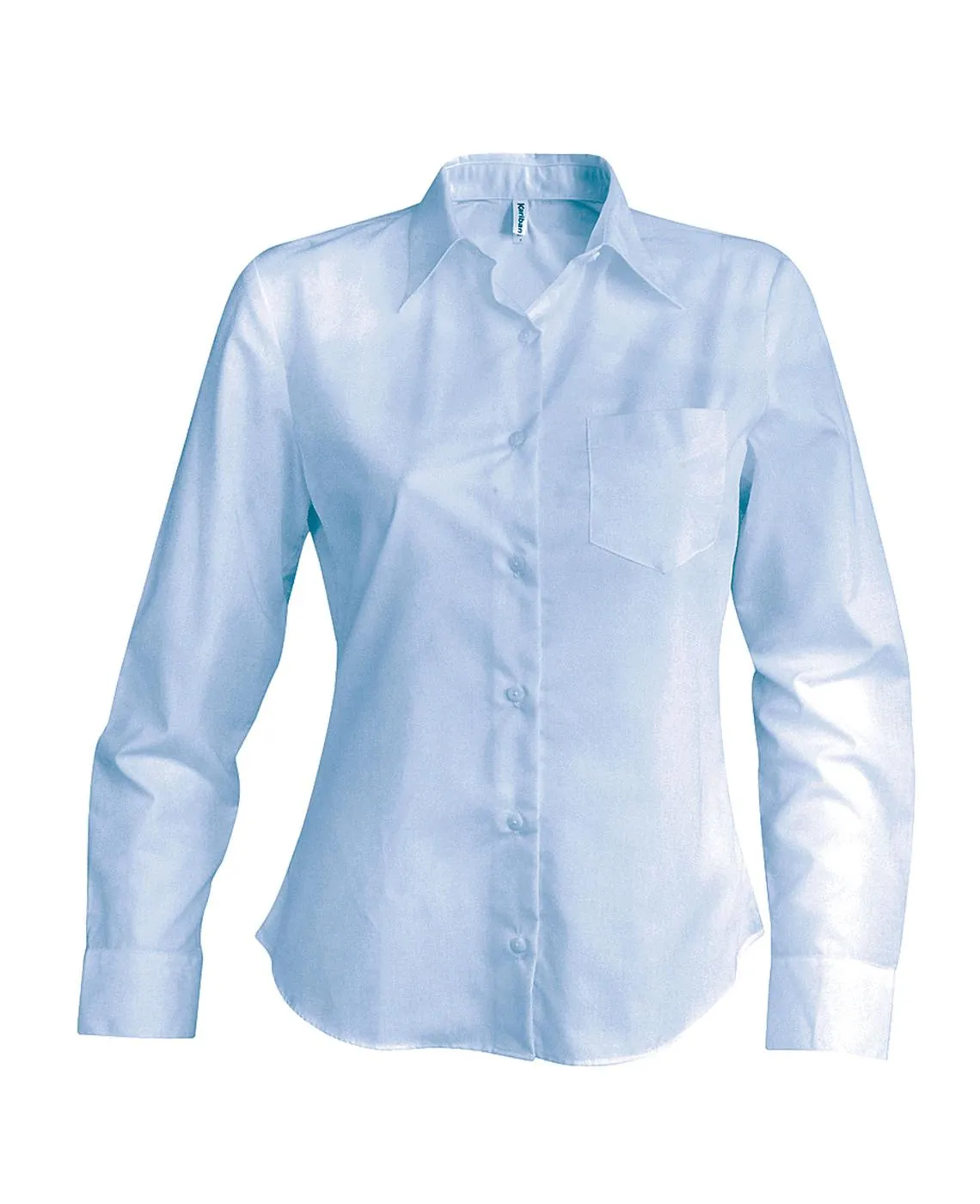 Dames blouse Kariban K542 lange mouw productfoto