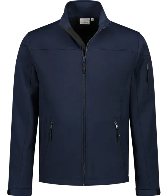 Heren Softshell Jas Santino SANTO 1226075 in Heren Softshell Jas Santino SANTO 1226075 Real Navy