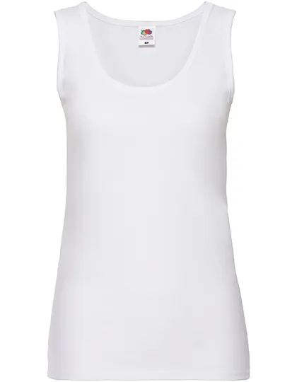 Dames Tank Top Fruit of the Loom Valueweight 61-376-0 in Dames Tank Top Fruit of the Loom Valueweight 61-376-0 - White