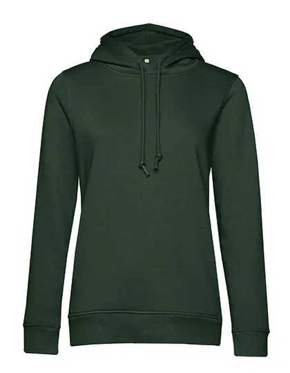 Dames Hoodie B&C Inspire WW34B in Dames Hoodie B&C Inspire WW34B - Forest Green