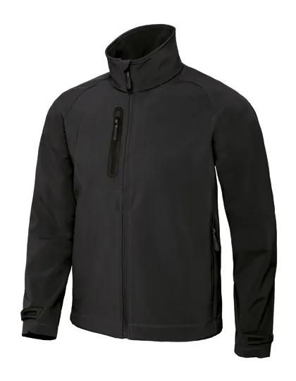 Heren Softshell Jas B&C X-Lite JM951 in Heren Softshell Jas B&C X-Lite JM951 Black