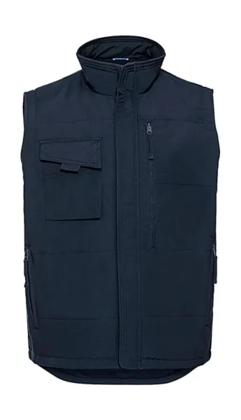 Heren Bodywarmer Workwear Russell 0R014M0 in Heren Bodywarmer Workwear Russell 0R014M0 French Navy
