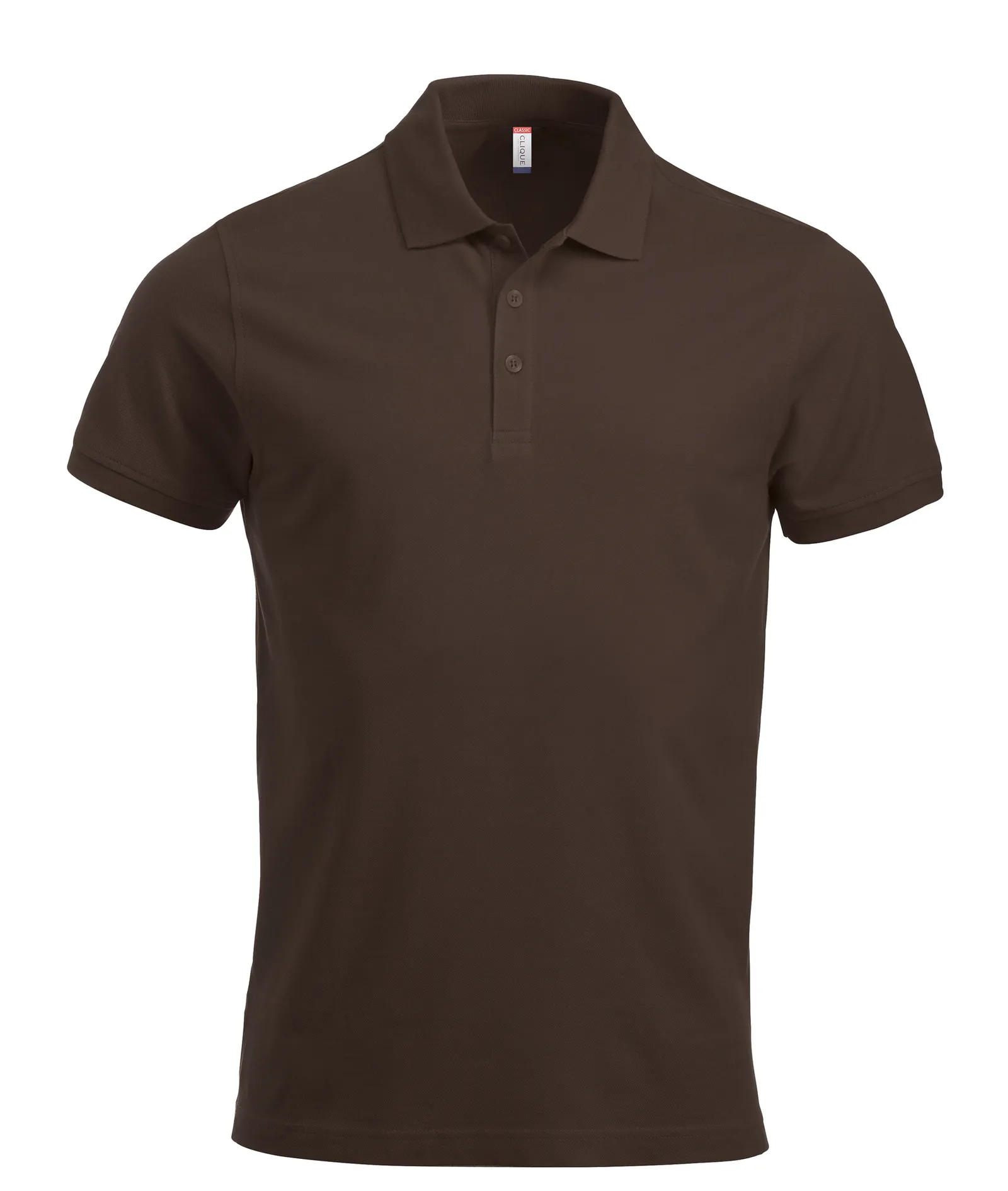 Heren Polo Clique Lincoln 028204 in Heren Polo Clique Lincoln 028204 Dark Mocca