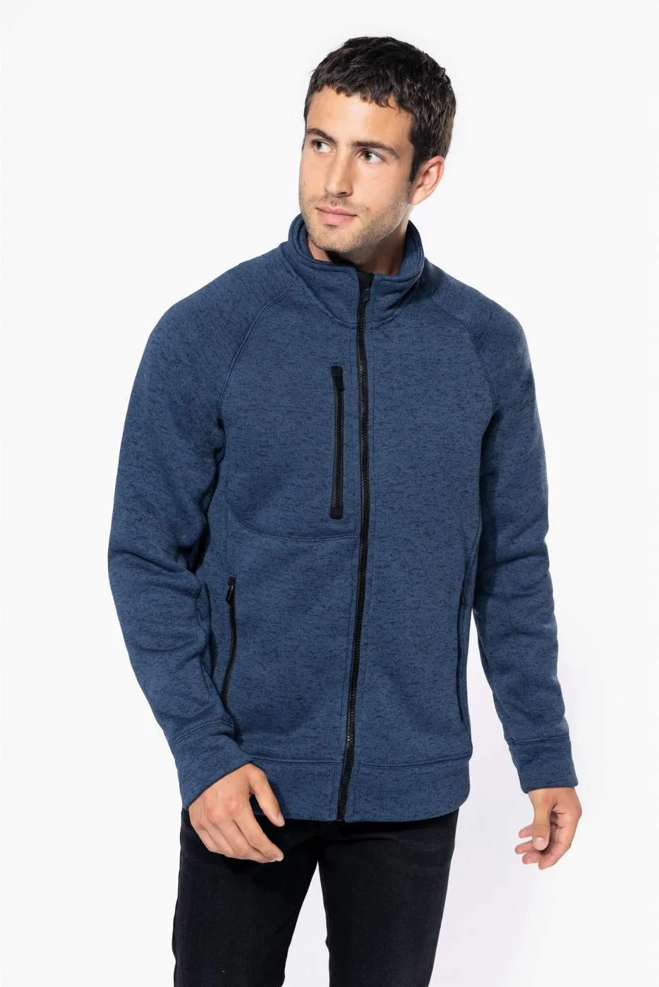 Hooded Sweater JHK Unisex Full Zip Fuji SWHOODECO productfoto