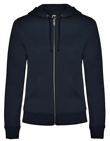 Dames Hooded Sweater met Rits Veleta Roly CQ6425 in Dames Trui met Rits Veleta Roly CQ6425 Navy