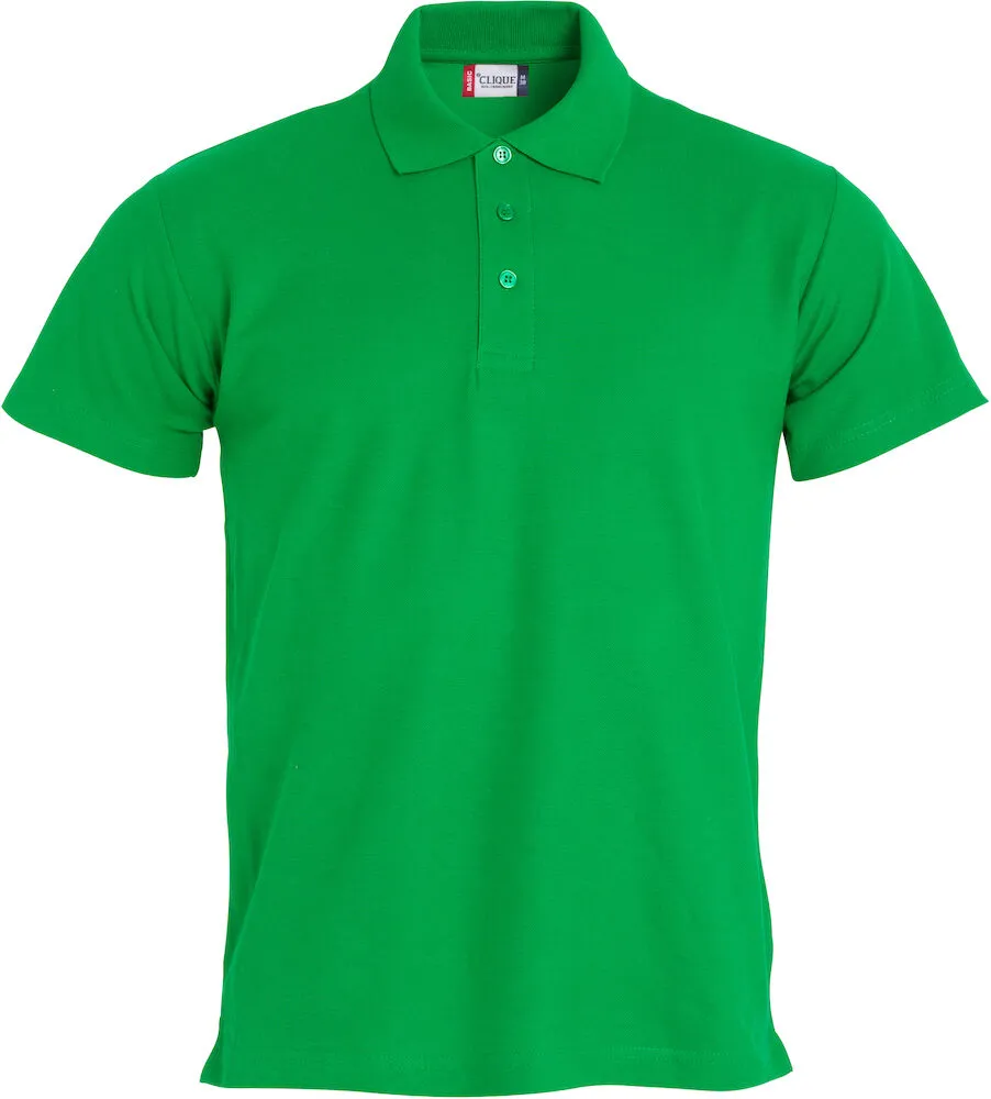 Heren Polo Clique Basic 028230 in Heren Polo Clique Basic 028230 Appel Groen