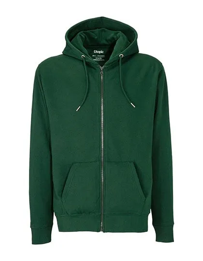 Heren Hoodie met rits Utopic UT23010 productfoto