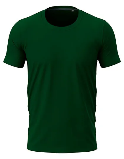 Heren T-shirt Strech Stedman Clive ST9600 in Heren T-shirt Strech Stedman Clive ST9600 - Bottle Green
