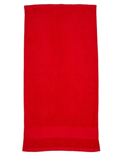 Organische Handdoek Fair Towel 92UA-7477B-0 in Organische Handdoek Fair Towel 92UA-7477B-0 Rood