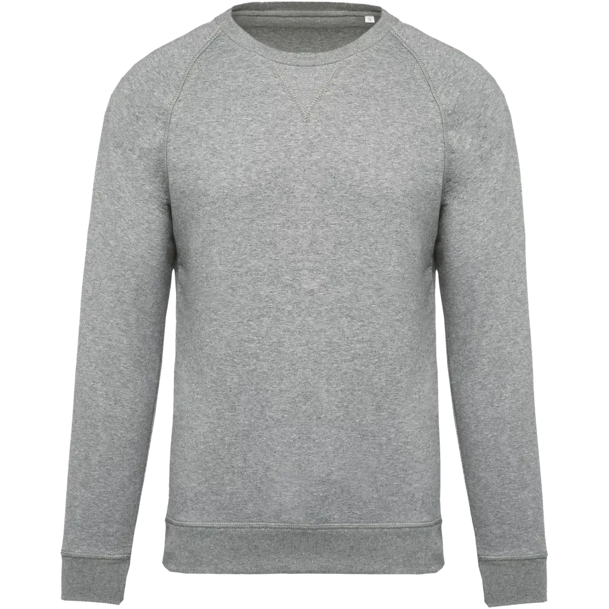 Heren Sweater Kariban BIO raglanmouwen K480 in Heren Sweater Kariban BIO raglanmouwen K480 Grey Heather