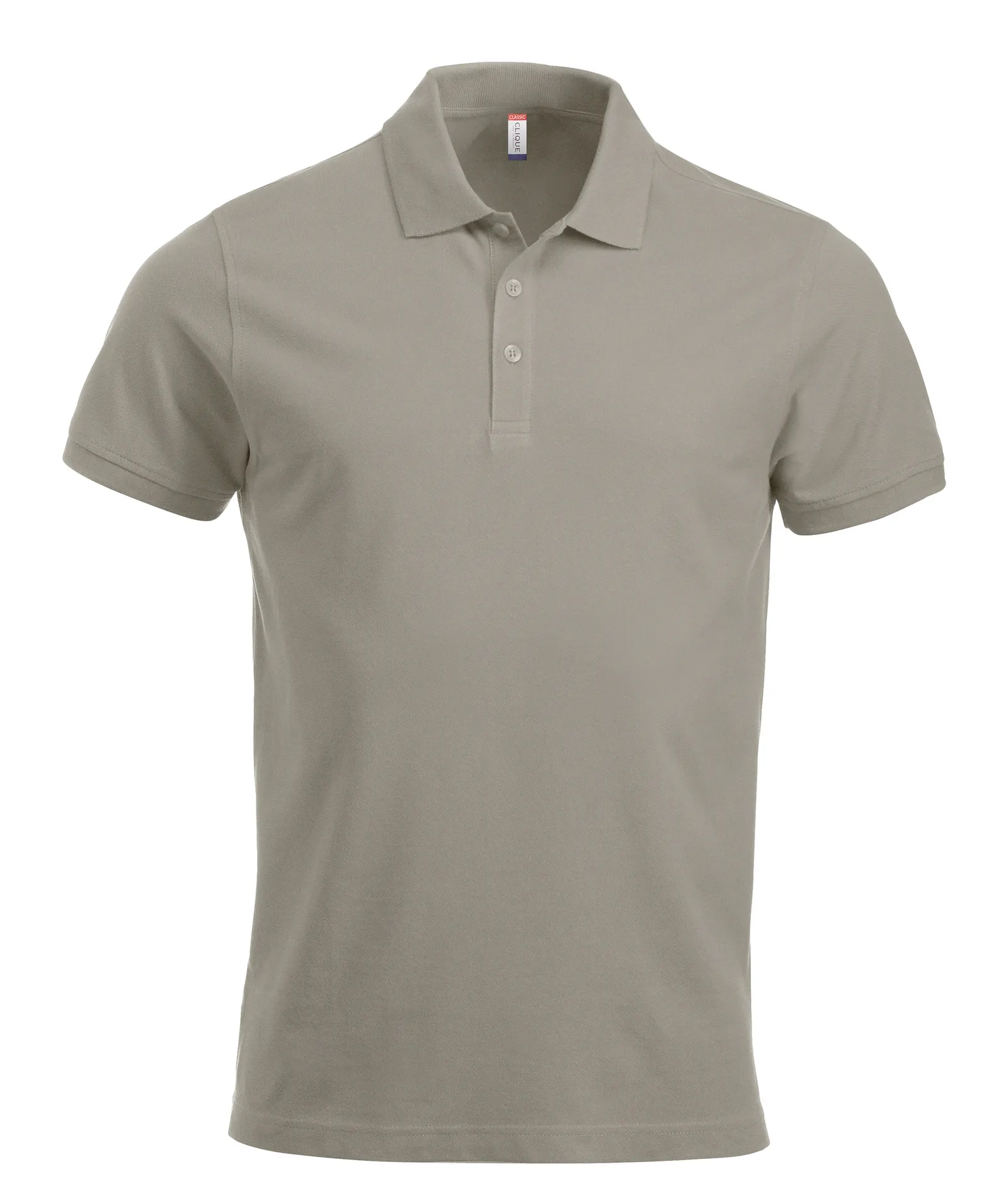 Heren Polo Clique Lincoln 028204 in Heren Polo Clique Lincoln 028204 Ziver Grijs