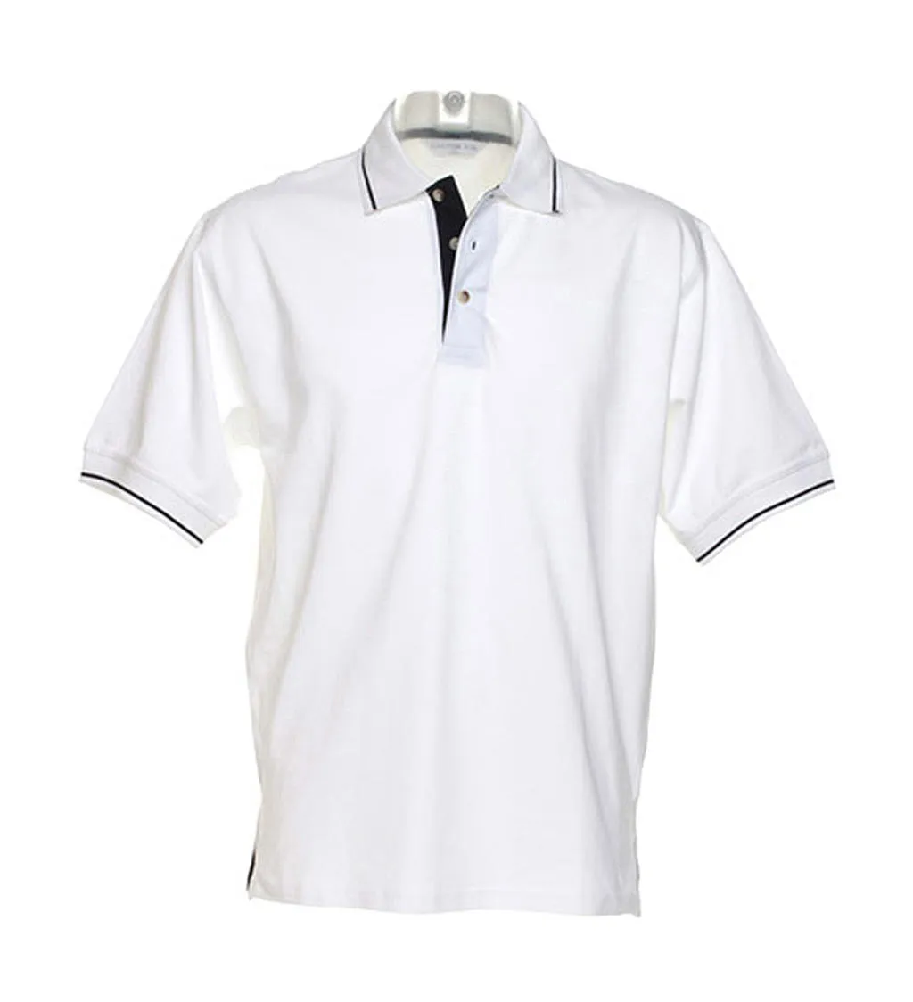 Heren Poloshirts Kustom KIt Contrast Tipped KK606 productfoto