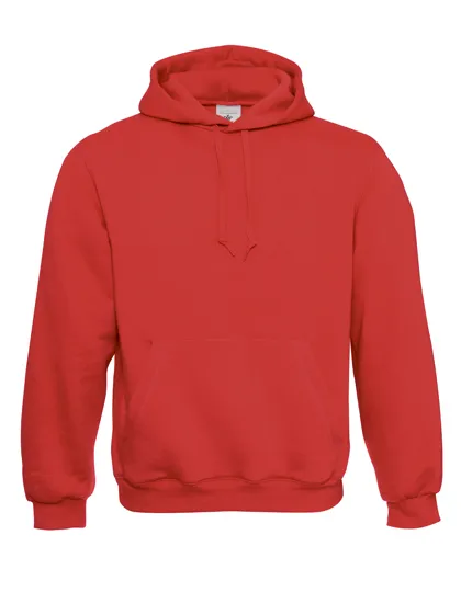 Hooded sweater B&C WU620 in Hooded Sweater B&C red