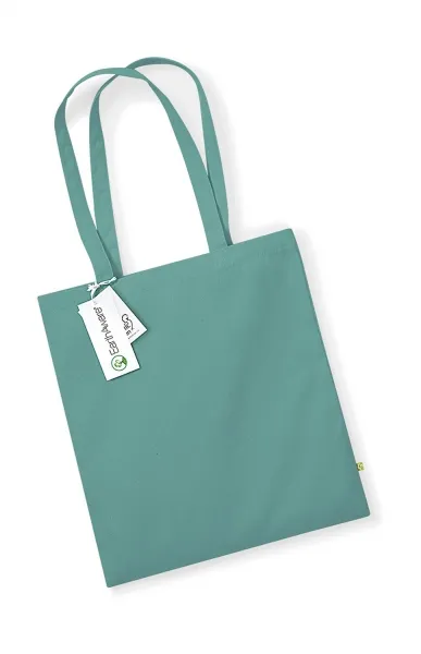 Biologische katoenen Draagtas Westford Mill W801 in Biologische katoenen Draagtas Westford Mill W801 Sage Green