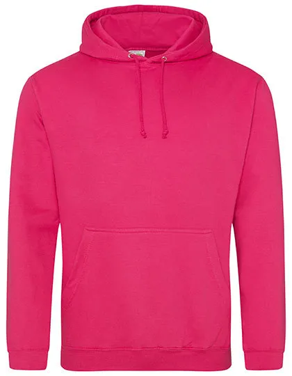 Heren Hoodie College AWDis JH001 in Heren Hoodie College AWDis JH001 Hot Pink