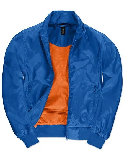 Dames jas B&C Trooper JW964 in Dames jas B&C Trooper JW964 Royal-Neon Orange