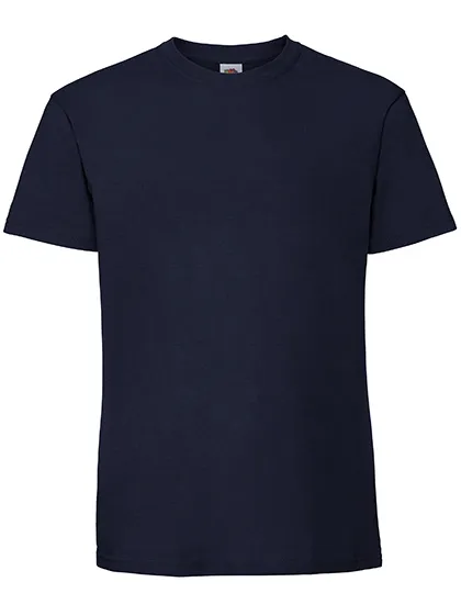 Heren T-shirt Ringspun Premium Fruit of the loom 61-422-0 in Heren T-shirt Ringspun Premium Fruit of the loom 61-422-0 - Deep Navy