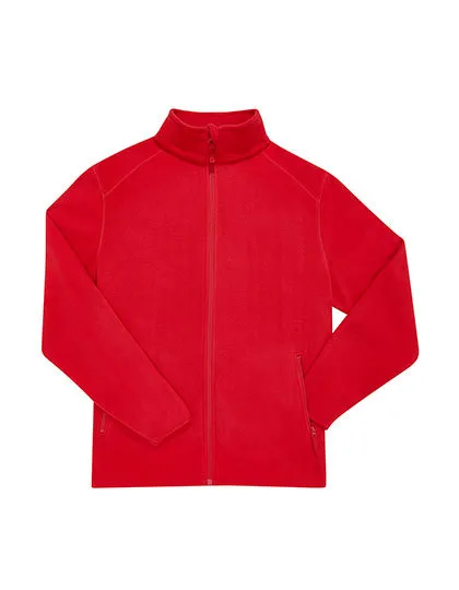 Heren Fleece Vest B&C FG001 in Heren Fleece Vest B&C FG001 Rood