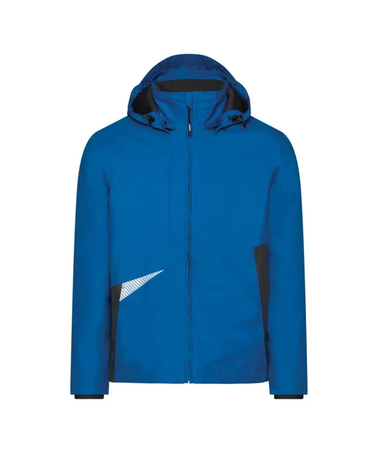 DASSY Werkjas Hyper Next in DASSY Werkjas Hyper Next Azuur Blauw-Antraciet Grijs