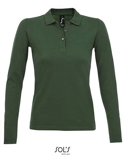 Dames Polo Lange Mouw Sol's 02083 productfoto