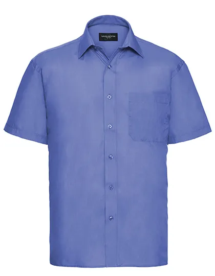 Overhemd Korte Mouw Russell Poplin R-935-M-0 productfoto