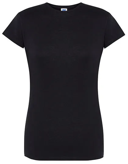 Goedkope Dames T-shirt JHK Regular Comfort TSRLCMF in Goedkope Dames T-shirt JHK Regular Comfort TSRLCMF - Black