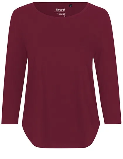 Dames T-Shirt Neutral Three Quarter Sleeve productfoto