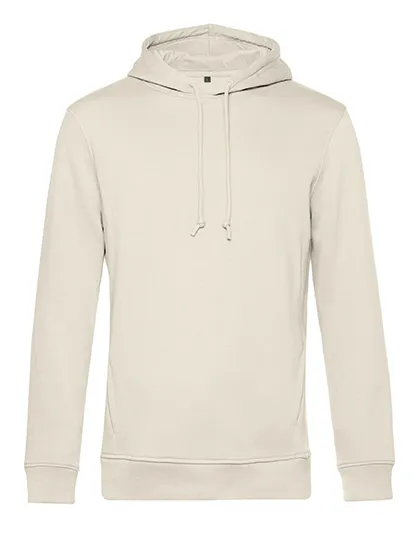 Organische Heren Hoodie B&C Inspire hooded WU33B in Organische Heren Hoodie B&C Inspire hooded WU33B - Off White
