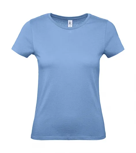 Dames T-shirt B&C E150 TW02T in Dames T-shirt B&C E150 TW02T Sky Blue
