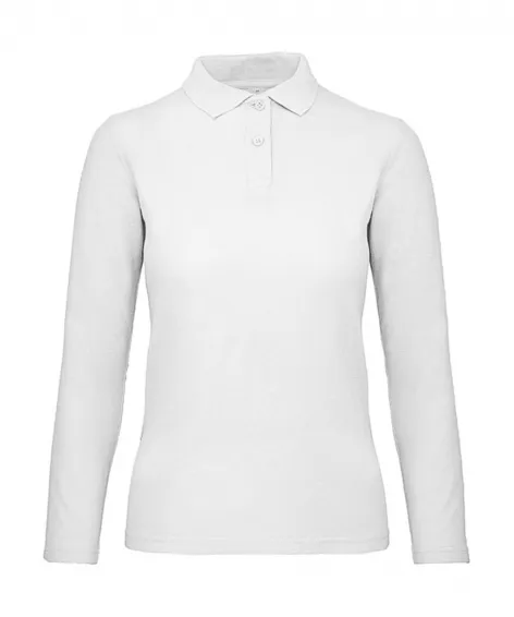 Dames Polo Lange Mouw B&C PWI13 productfoto