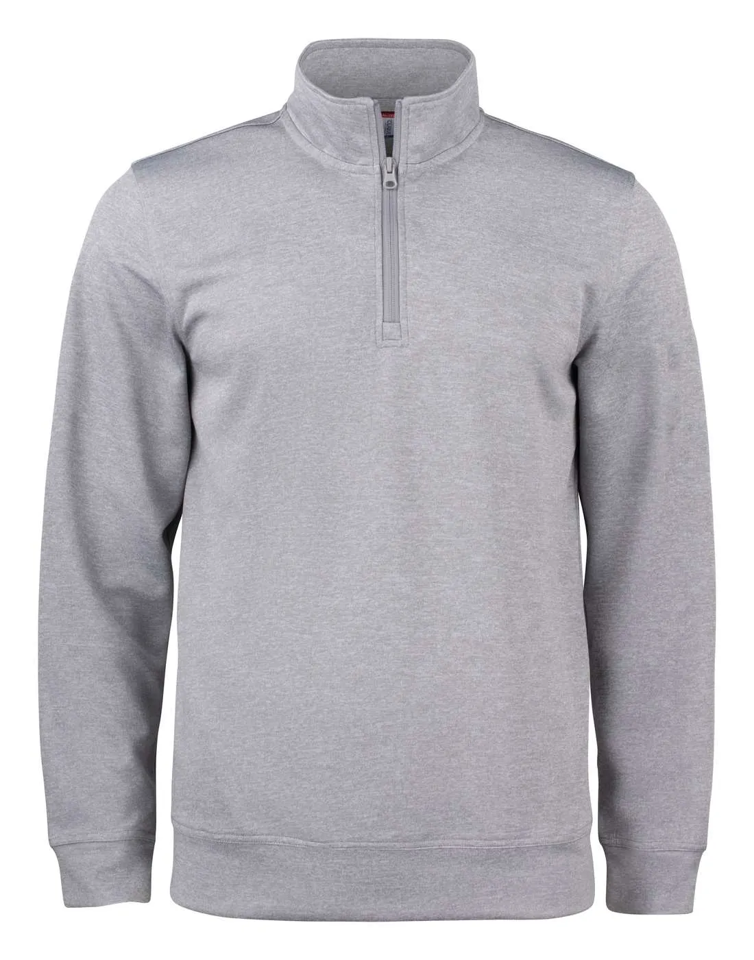 Kinder Sweater Half Zip Clique Basic 021072 in Kinder Sweater Half Zip Clique Basic 021072 Grijs Melange