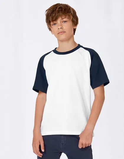 Kinder T-shirts B&C Baseball TK350